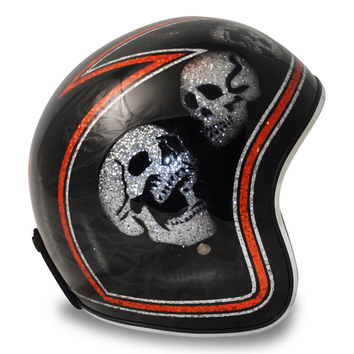 North Virus Superflake Orange line scull