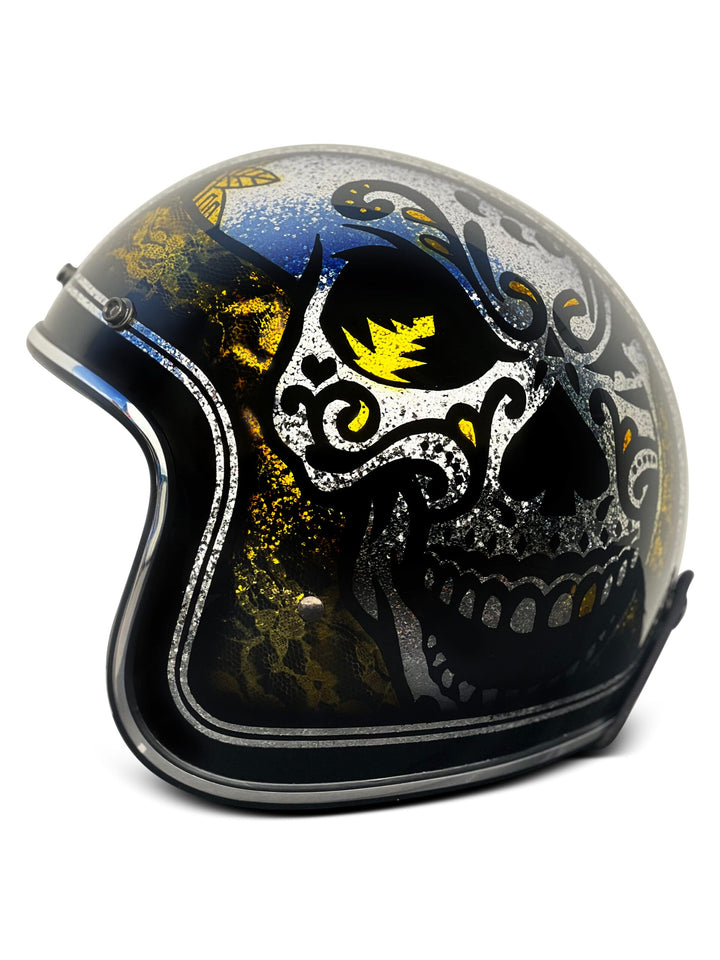 North Virus Superflake gold big skull