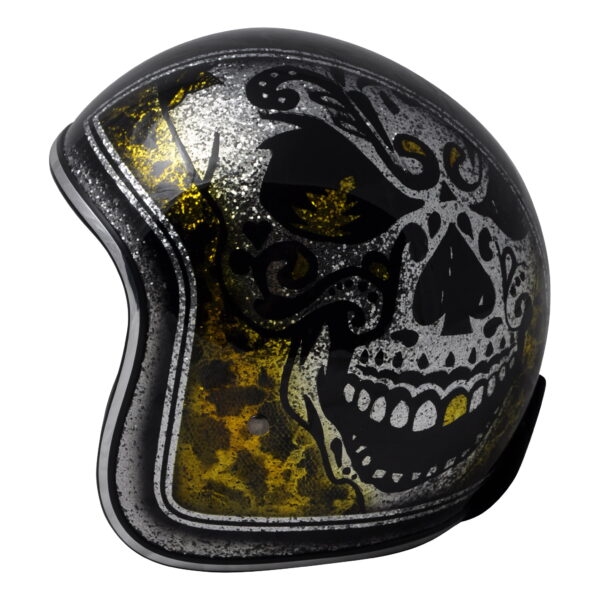 North Virus Superflake gold big skull